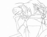 Elric Edward Fullmetal Alchemist Coloring Pages Lineart Ed Deviantart Drawings Anime Getdrawings Drawing Getcolorings sketch template
