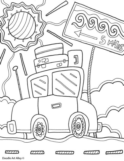 family reunion coloring pages doodle art alley summer coloring