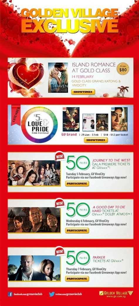 golden village exclusive giveaway up to 300 free movie tickets