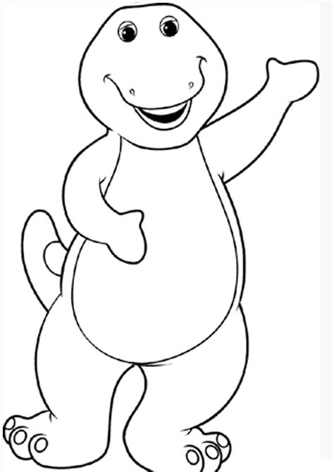 barney dvd coloring pages