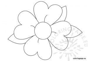 flower coloring page  kids coloring page