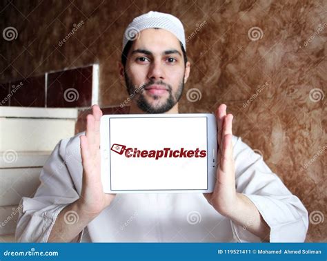 cheaptickets travel company logo editorial photo image  logotype mobile