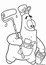 Coloring Pages Spongebob Patrick Funny Star Clipartmag sketch template