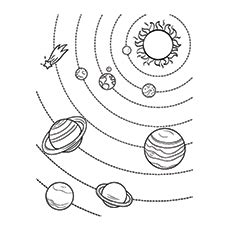 solar system coloring pages