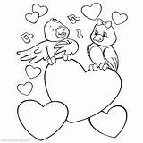 Coloring Pages Valentines Birds Xcolorings 830px 64k Resolution Info Type  Size Jpeg sketch template