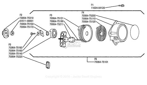 shindaiwa  parts diagram  starter assembly