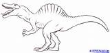 Spinosaurus Coloring Pages Print Color Kids sketch template