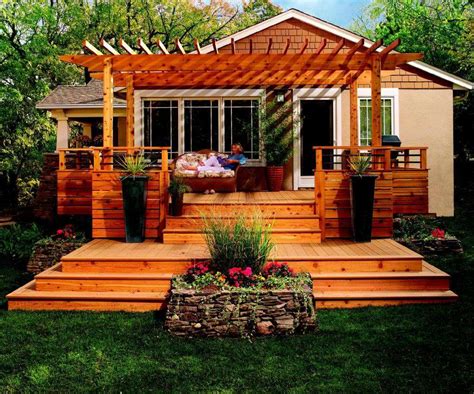 wooden patio deck ideas front yard completed terrace lentine marine