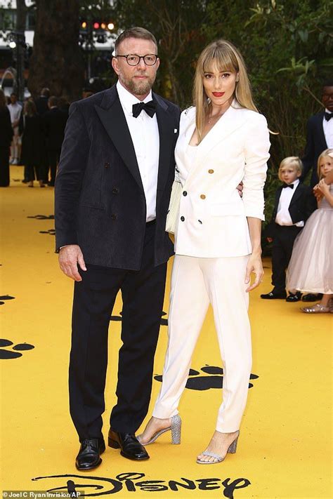 glamorous guy ritchie 50 and his wife jacqui 37 looked more loved