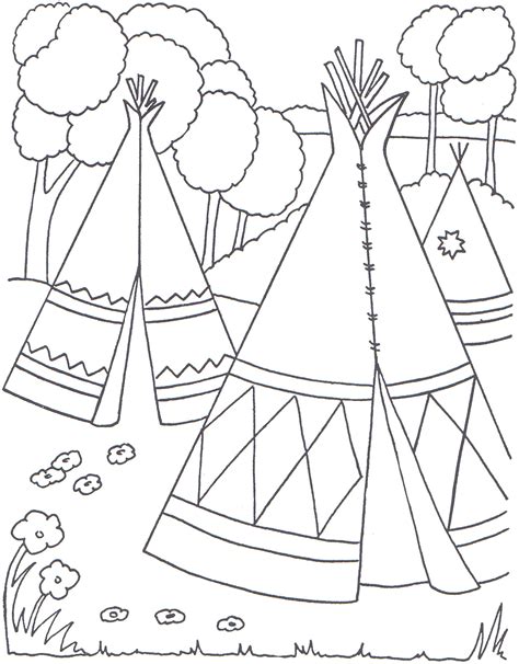 indian coloring pages coloringpagescom
