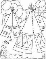 Indian Coloring Pages Coloringpages1001 Indians Native Sheets sketch template