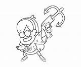 Gravity Falls Coloring Pages Template Wendy Mabel Pines sketch template