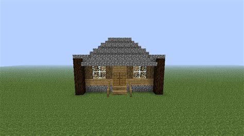 build  simple log cabin minecraft blog