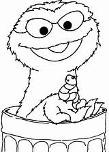 Sesame Street Coloring Pages Printable Kids Colouring Oscar Book Elmo Sheets Birthday Printables Cartoon Color Books Grouch Monster Print Cookie sketch template