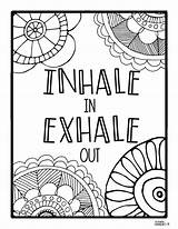 Mindfulness Coloring Pages Pdf Elementary sketch template