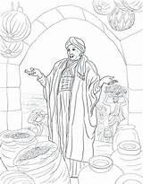Parable Coloring Sower Getcolorings sketch template