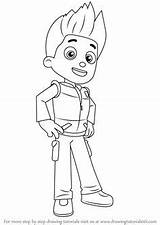 Paw Patrol Ryder Drawing Draw Coloring Pages Step Sketch Role Player Drawingtutorials101 Kids Patrouille Pat Dessin Coloriage Imprimer Learn Boy sketch template