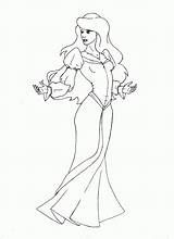 Swan Odette Coloringhome Princesses sketch template