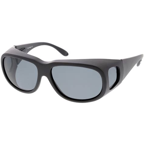 large polarized side lens full protection square fit over sunglasses