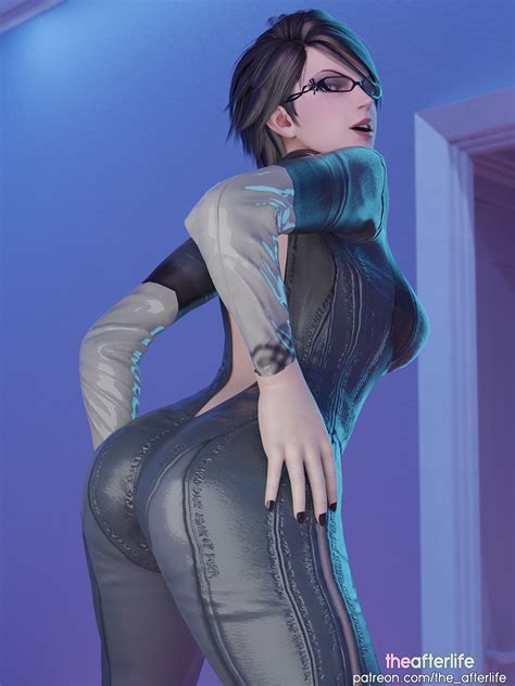 bayonetta ass tease by theafterlife hentai foundry