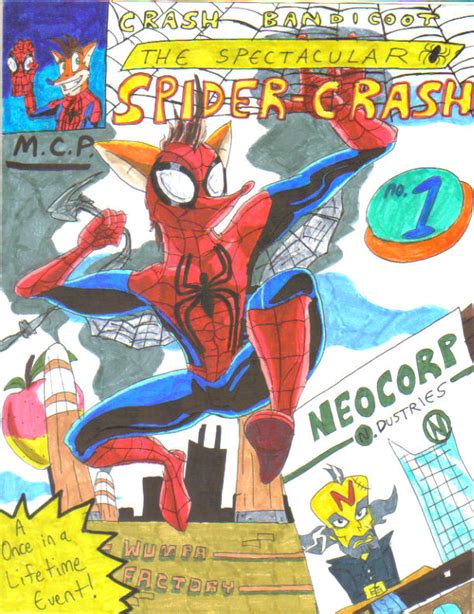 Crash Bandicoot The Spectacular Spider Crash By Mcp100 On