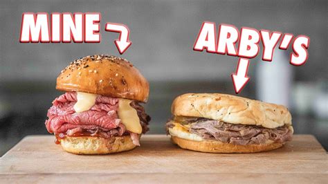 making  arbys beef  cheddar  home   youtube