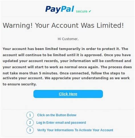 New Email Scam Using Fake Paypal Website Queensland Police News
