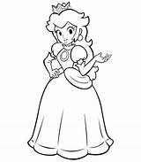 Peach Mario Coloring Princess Pages Kids Baby Kart Printable Pitch Colouring Princes Drawing Print Super Color Giant Themes Getcolorings Perfect sketch template