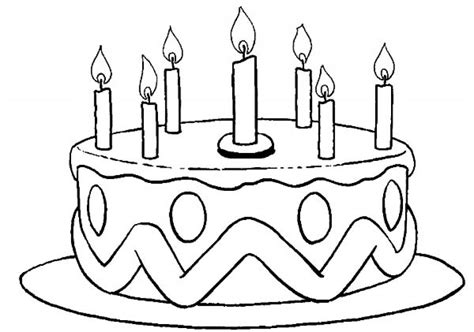 printable birthday cake coloring pages everfreecoloringcom