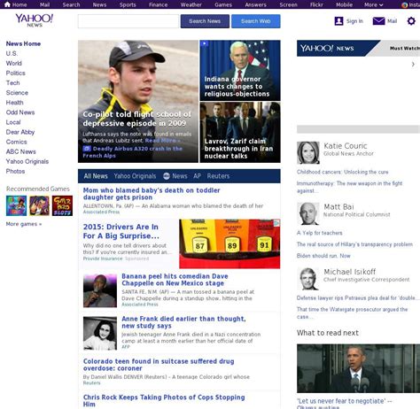 yahoo news homepages  april  pastpagesorg   borrow