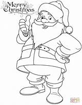 Pages Claus Santa Coloring Getcolorings sketch template