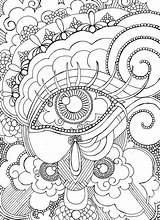 Coloring Pages Random Colouring Adult sketch template