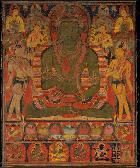 buddha amoghasiddhi   bodhisattvas central tibet