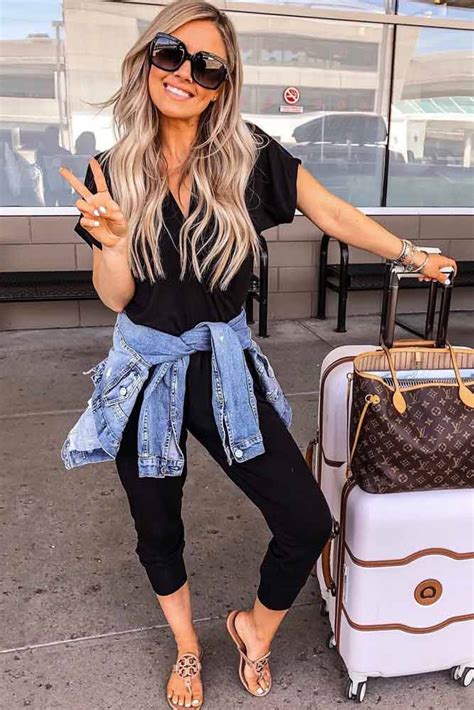 39 airplane outfits ideas how to travel in style