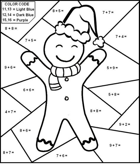 addition coloring sheets st grade