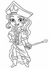 Pirate Coloring Pirates Pages Jake Princess Neverland Printable Female Color Kids Captain Supercoloring Sheets Crafts Select Category Hephaestus Drawing Printables sketch template