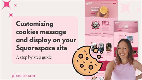 customizing cookies message  display   squarespace site  step  step guide youtube