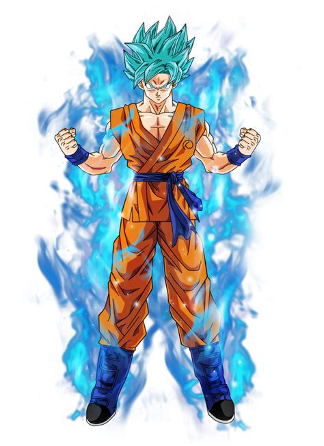 Goku Super Saiyan Blue By Bardocksonic Dragon Ball Z