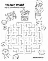 Scout Cookie Girl Activity Activities Daisy Brownie Cookies Scouts Brownies Maze Mazes Booth Gs Sales Meeting Daisies Kickoff Pre Makingfriends sketch template
