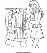 Coloring Pages Fashion Girl Printable Print Getcolorings sketch template
