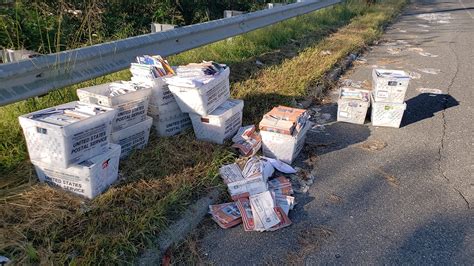 mail carrier leaves mail  side   jersey road quits job fox news