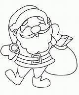 Santa Coloring Claus Pages Christmas Preschoolers Line Colouring Cute Template Templates Very Kids Gifts Drawing Clipart Print Easy Library Getdrawings sketch template