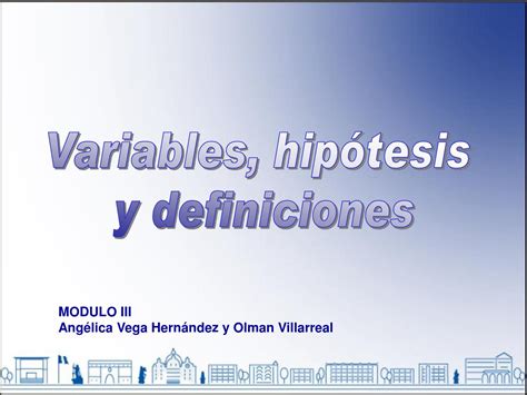 Variables Hipótesis Y Definiciones By Administración Pública Issuu