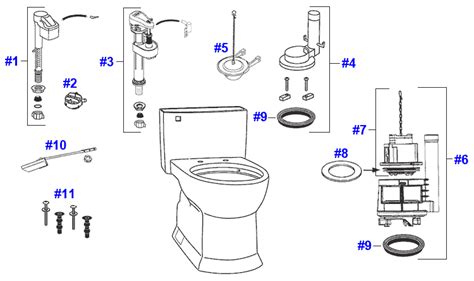 toto soiree toilet replacement parts