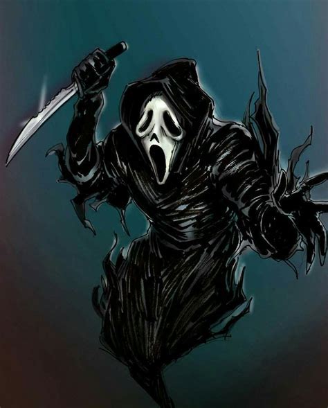 ghostface fanmade horror artwork horror  icons horror  characters