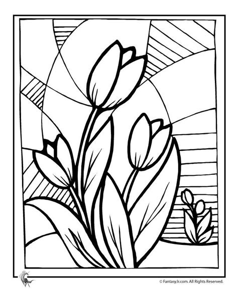adult spring coloring pages  getdrawings