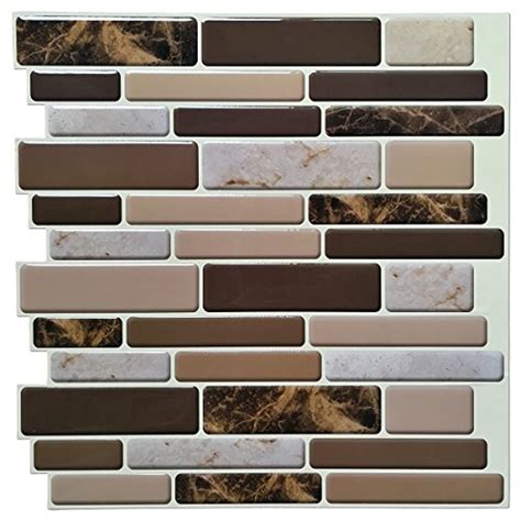 Kitchen Backsplash Tiles Diy Peel And Stick Wall Stickers 12x12 10