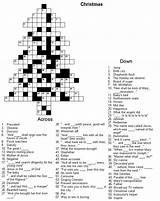 Crossword Adults Answer Xmas Crayola sketch template