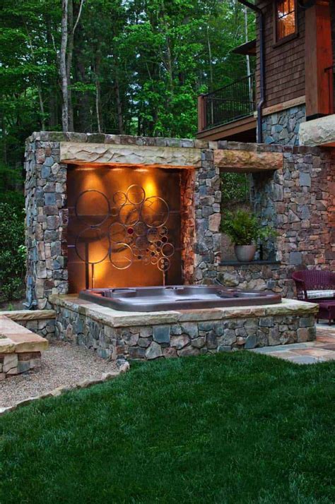 40 Outstanding Hot Tub Ideas To Create A Backyard Oasis Spa Design