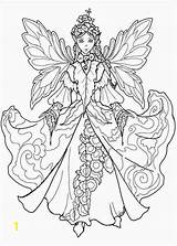 Coloring Flying Fairy Pages Grown Wallflower Ups Market Divyajanani sketch template